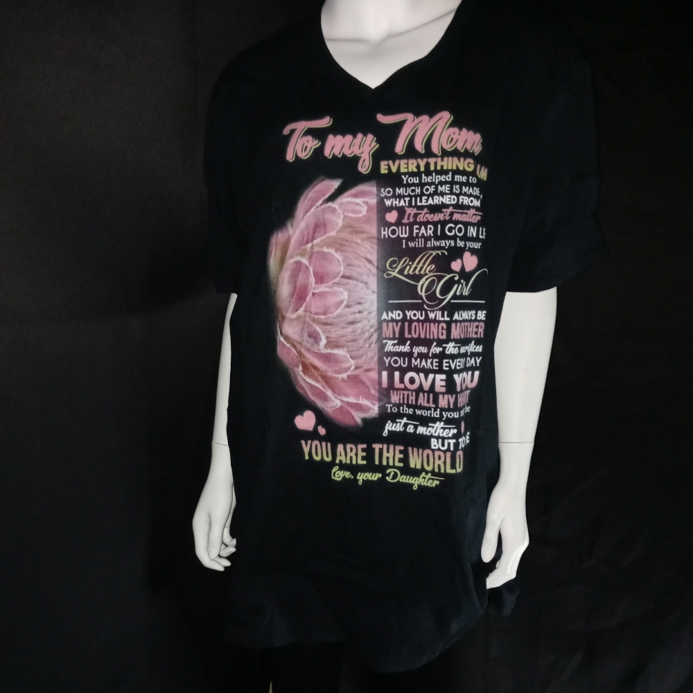 💜To My Mom💜 Women's Printed T-Shirt - Picture 1 of 6